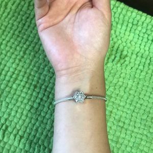 Pandora snowflake silver bracelet - winter limited